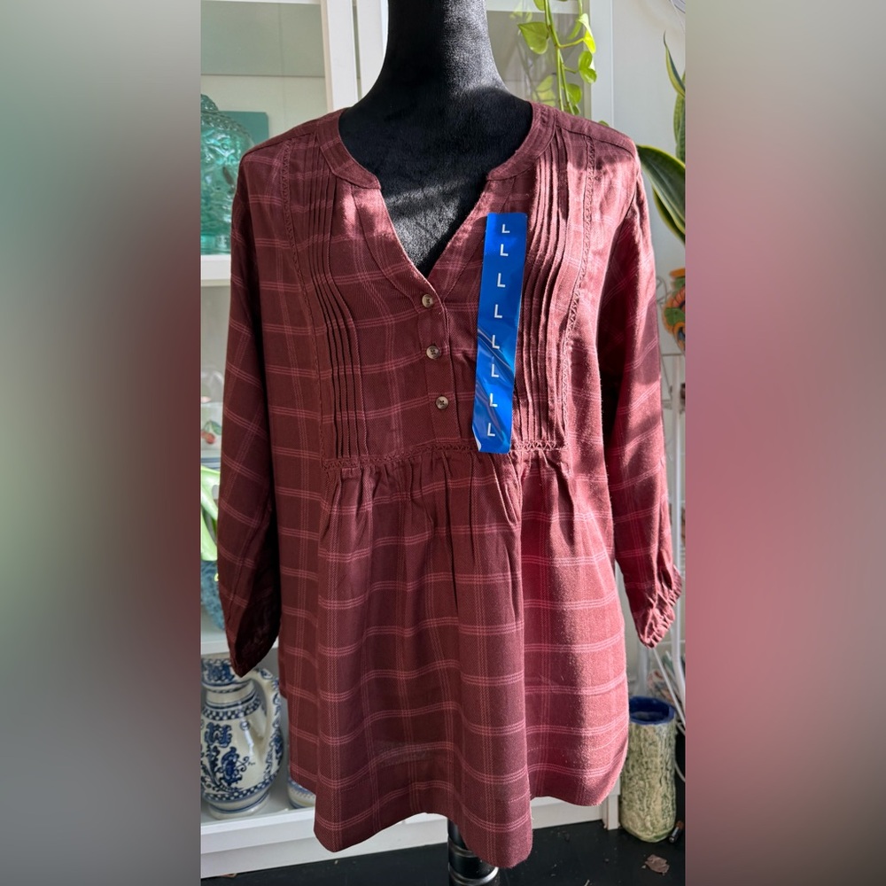 Wrangler Burgundy Shirt